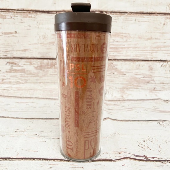 STARBUCKS Pumpkin Spice Latte PSL 10 Year Anniversary Travel Tumbler - Picture 2 of 8